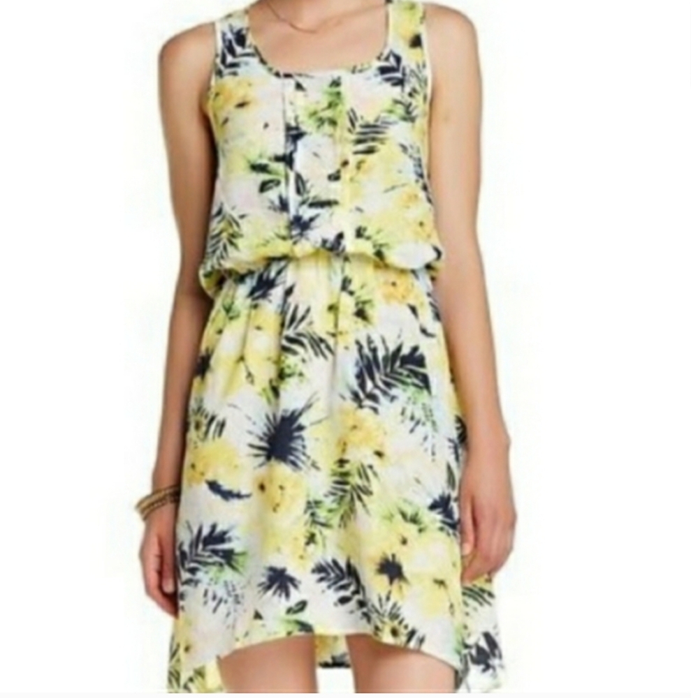 DANIEL RAINN Tropical Floral Racerback Dress S